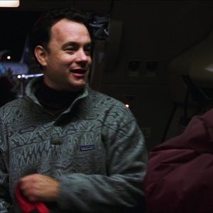 Patagonia Synchilla TOM HANKS CASTAWAY Switchback Storm Blue Black 1998